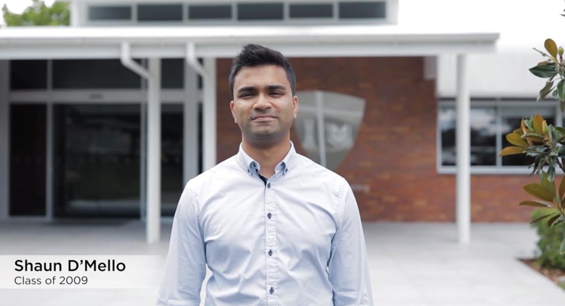 Walk of Fame Recipient, Alumnus Shaun D'Mello (2009)